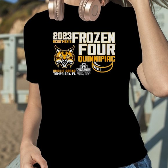 Tops - 2023 Frozen Four Quinnipiac University Hockey shirt collection tee